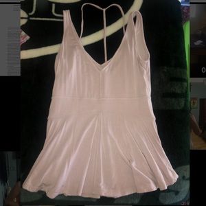 NEVER WORN Free People Lavender Peplum Top